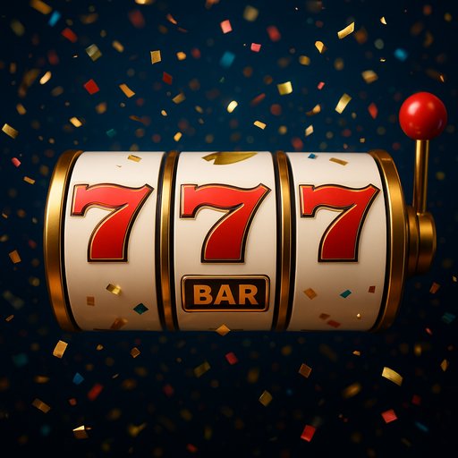 Crickex free spins package card with spinning reels and celebratory confetti. The image highlights free spin promotions.