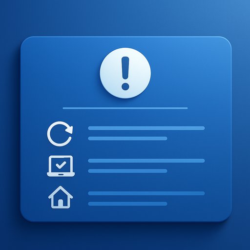 Error analysis chart for Crickex not-found guidance: a clean dashboard showing recovery steps and a blue, modern style that builds user confidence. The chart emphasizes quick action.