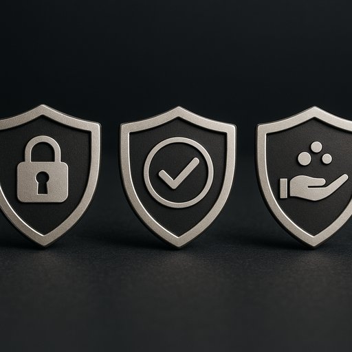 Crickex security badges indicating encryption, responsible gaming, and verification processes for safe play